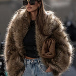 Sofia&Aurora™- Warme Zacht jas van Duurzaam nep-Bont