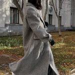 Sofia&Aurora™ - Lange Luxe dikke Wollook Mantel