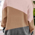 Sofia&Aurora™- Stijlvolle Pullover met Asymmetrisch patroon