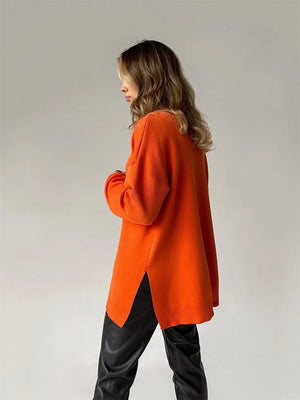 Ginevra™ - Zachte Fijn Gebreide Elegante Pullover in Vele Kleuren