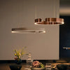 Modern en Minimalist. Luxe Hanglamp in ringvorm (Goud)