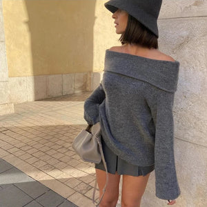 Camilla™ - Gebreide Off Shoulder Sweater