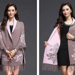 Sofia&Aurora™ -  Luxe Poncho 2-zijdig te dragen