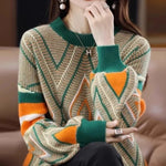 Camilla™- Kleurrijke Pullover met Bijzonder Patroon