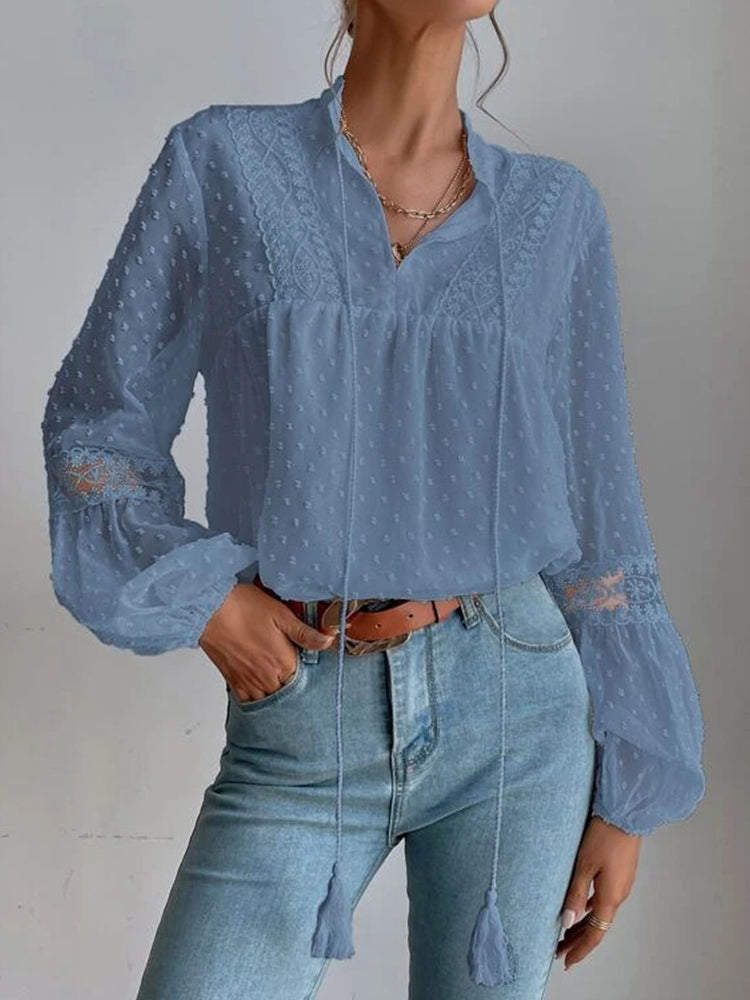 Sofia&Aurora™ - Trendy blouse met lange mouwen