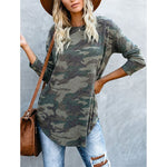 Sofia&Aurora™ - Camouflage shirt met lange mouwen