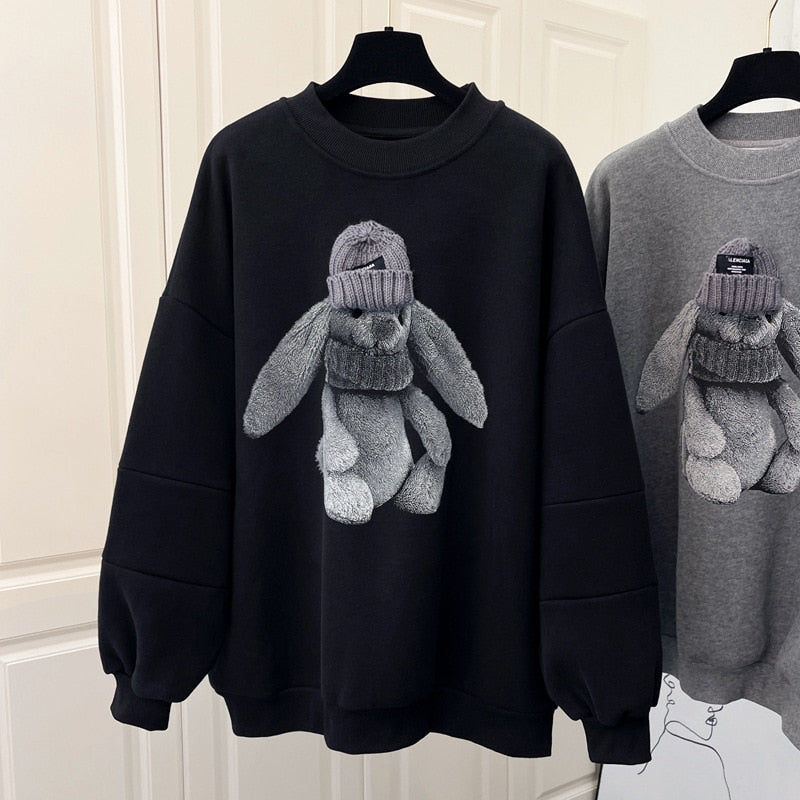 Sofia&Aurora™ - Ruime Sweater met Coole Print