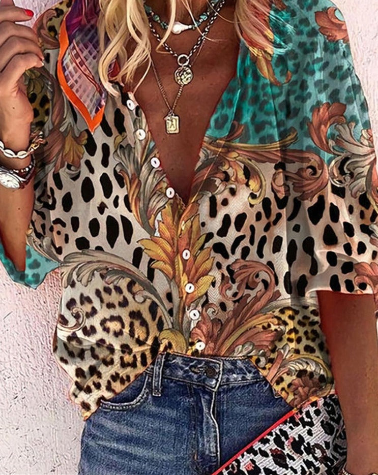 Camilla™ - Luxe blouse met Print
