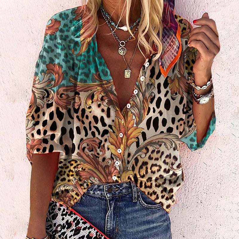 Camilla™ - Luxe blouse met Print