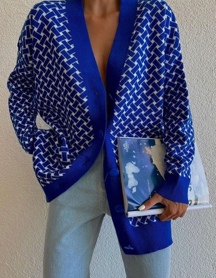 Ginevra™ - Ruim vest met elegant patroon