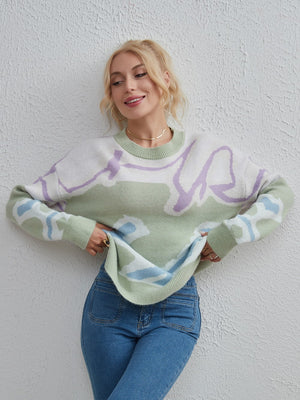 Sofia&Aurora™ - Fijn gebreide trui met modern Ontwerp