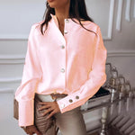 Camilla™ - Opvallende blouse met grote knopen - Trifoglio