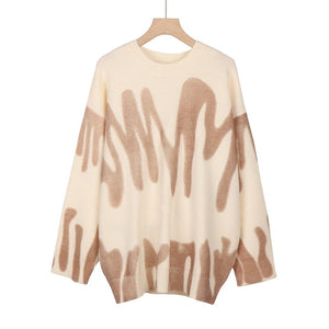 Camilla™ - Oversized sweater met moderne print of klassieke ruit! - Trifoglio