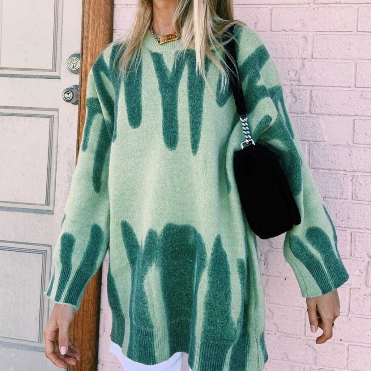 Camilla™ - Oversized sweater met moderne print of klassieke ruit! - Trifoglio