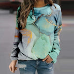 Camilla™ - Sweater met Marmer Print - Trifoglio