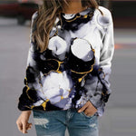 Camilla™ - Sweater met Marmer Print - Trifoglio