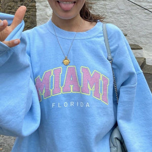 Camilla™ - Sweater met Miami Print - Trifoglio