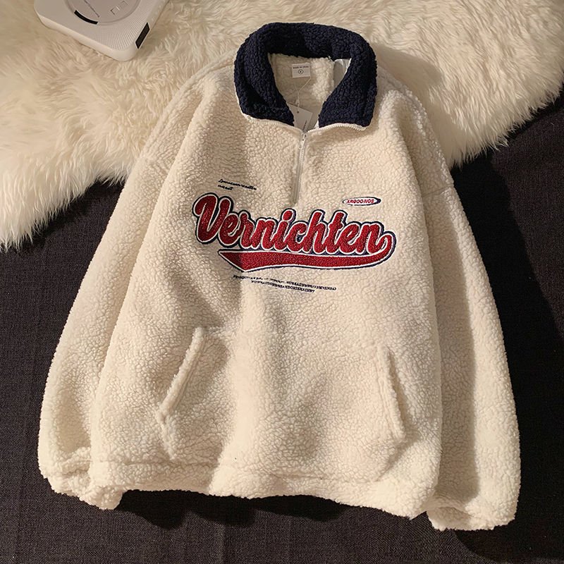 Camilla™ - Vintage Baseball Oversized Sweater - Trifoglio