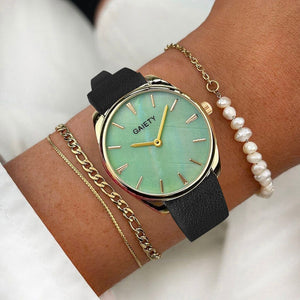 Gaiety - Luxe Quartz Horloge Rond Model in verschillende uitvoeringen - Trifoglio