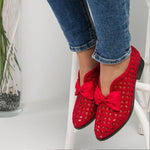 Ginevra™ - Elegante en stijlvolle opengewerkte platte schoenen - Trifoglio