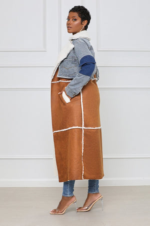 Ginevra®- Lange stoere maar elegante jas in meerdere kleuren verkrijgbaar - Trifoglio