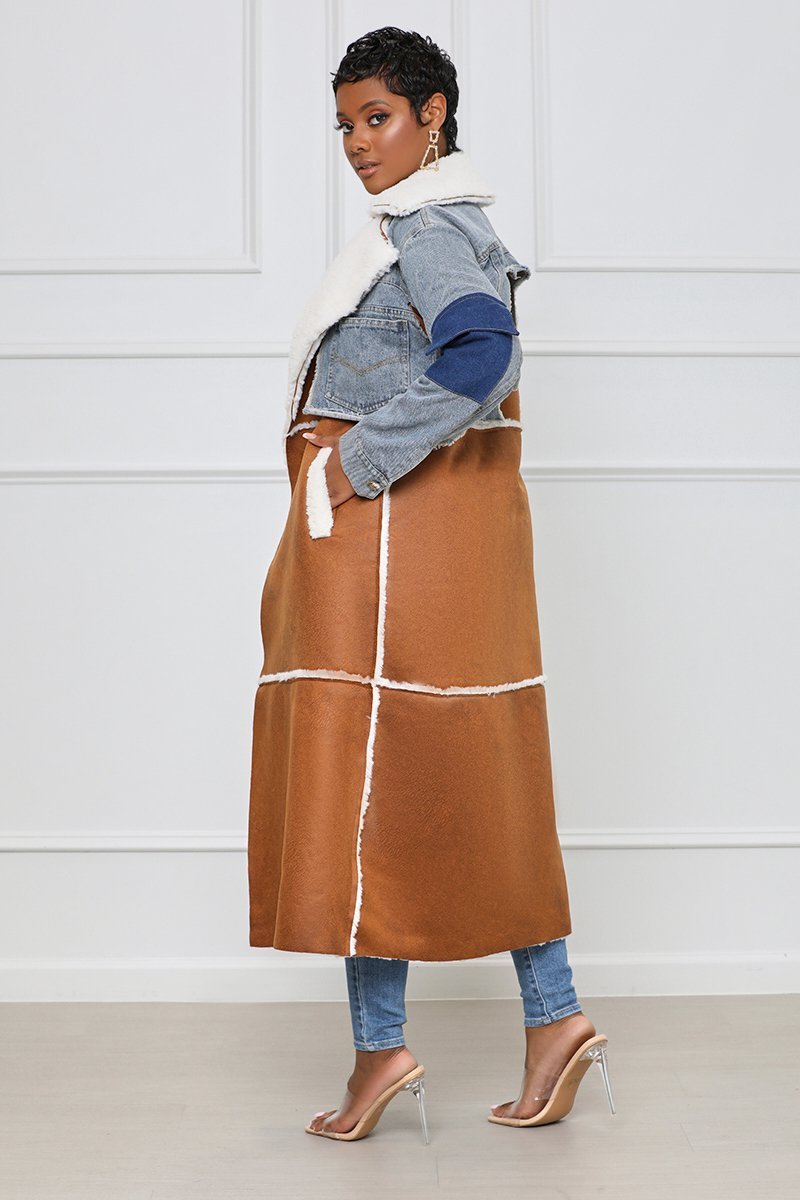Ginevra®- Lange stoere maar elegante jas in meerdere kleuren verkrijgbaar - Trifoglio