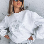Ginevra™ - Sweater met luxe geborduurde tekst - Trifoglio