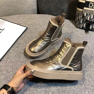 Ginevra™ - Warme Modieuze Boots in Metalic Kleuren - Trifoglio