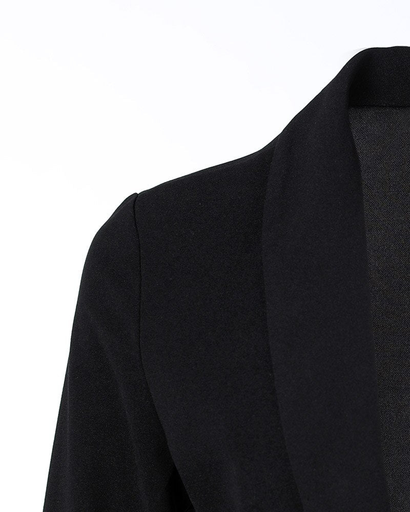 Ginevra™ - Zwarte Blazer met Strass - Trifoglio