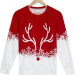 Rudolf® - Sweater met subtiele rendier afbeelding - Trifoglio