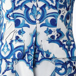 Sofia&Aurora™ - Blazer & Shorts Set met Baroque Print - Trifoglio
