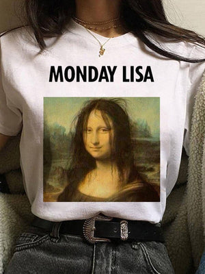 Sofia&Aurora™ - MONDAY LISA T-Shirt - Trifoglio