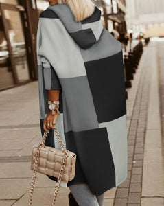 Sofia&Aurora™ - Oversized jas met opvallende vlakken - Trifoglio