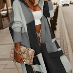 Sofia&Aurora™ - Oversized jas met opvallende vlakken - Trifoglio